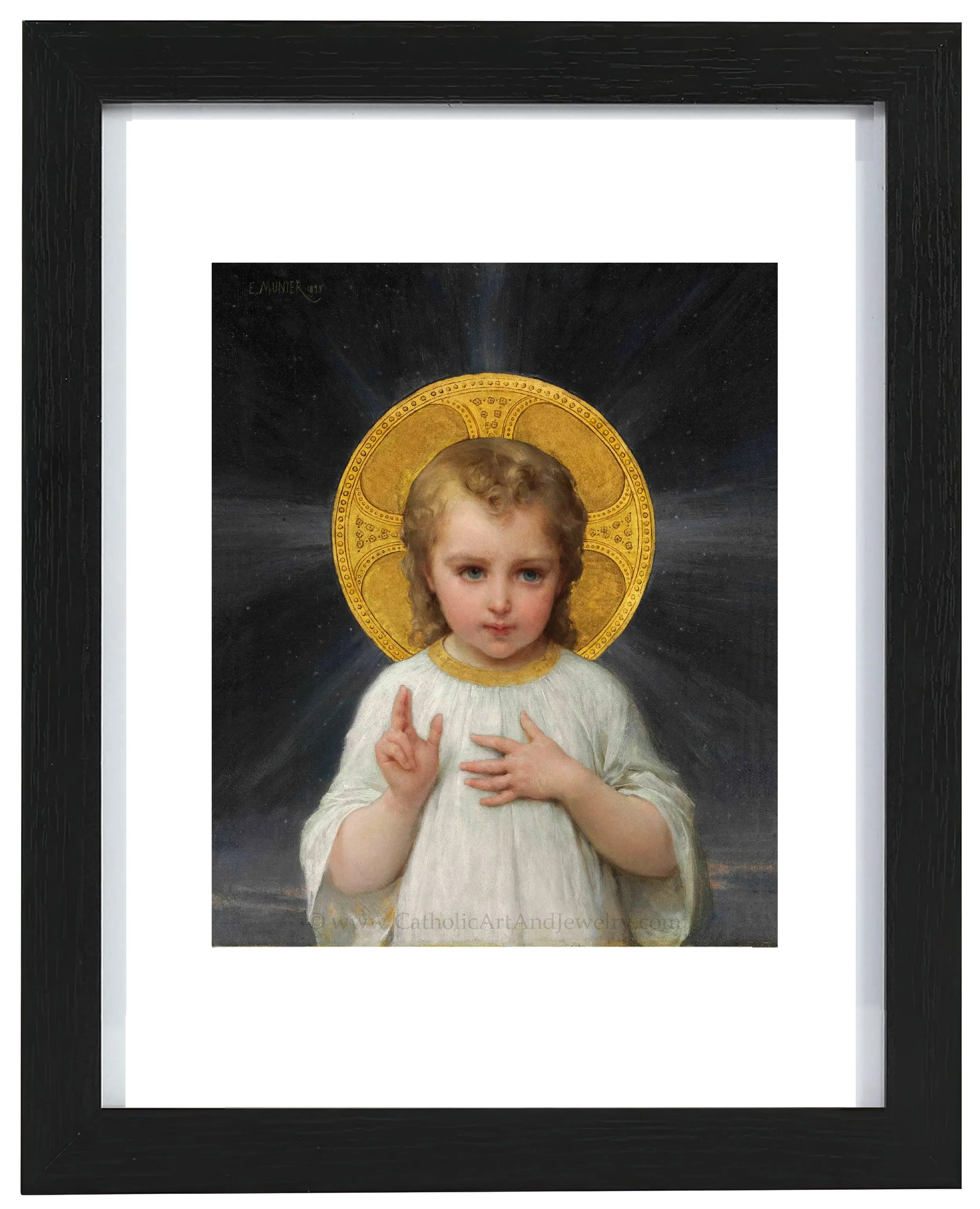 Jesus as a Child – by Émile Munier – Beautiful Catholic Artwork – Catholic Gift – Archival Quality