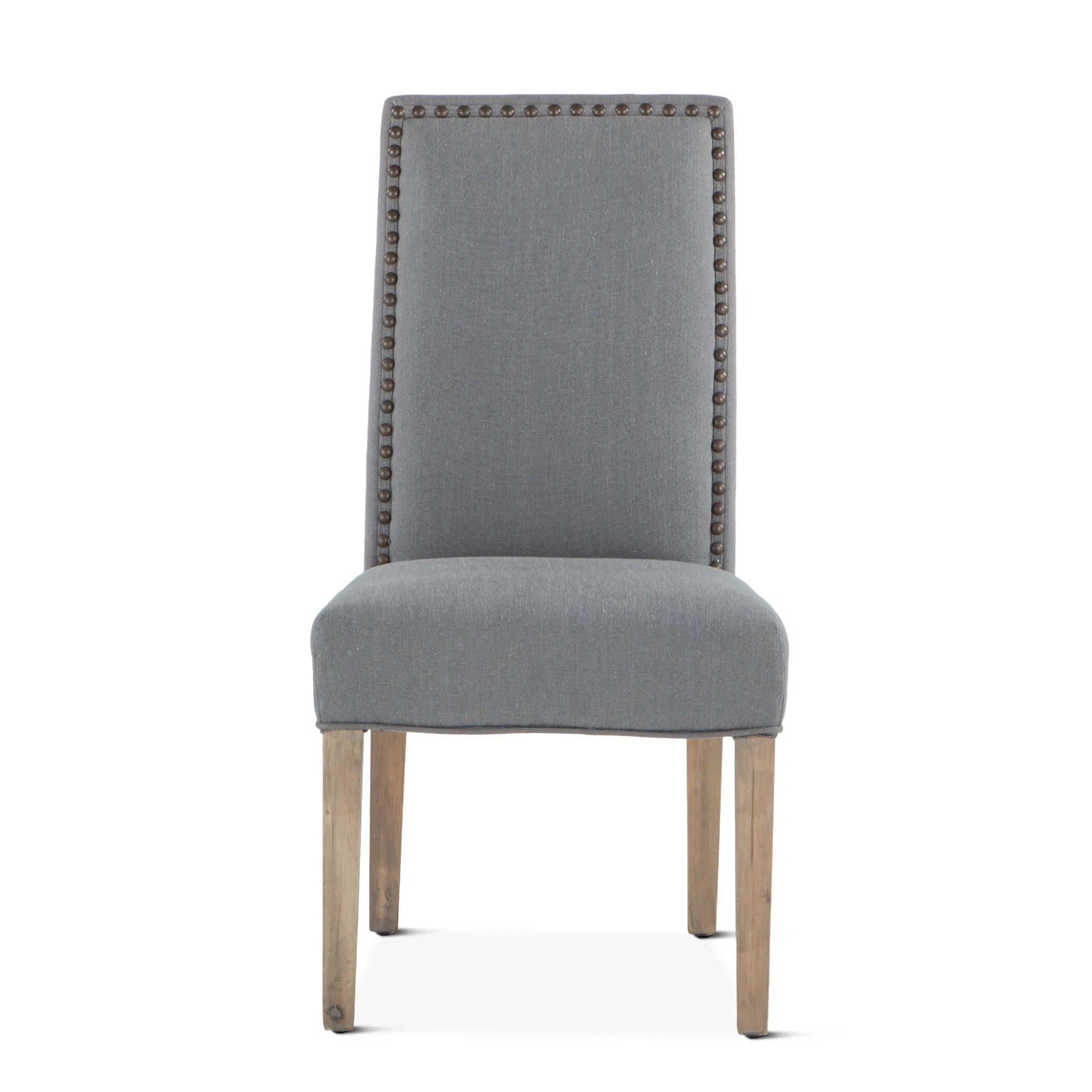Jones Dining Chair Warm Gray with Napoleon Legs
