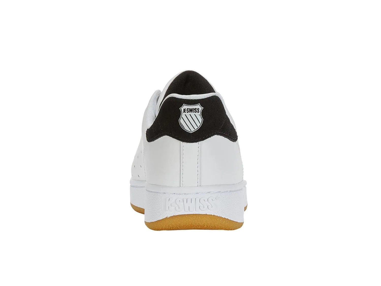 K-Swiss Men's Classic PF Court Shoes in White/Black/Gum