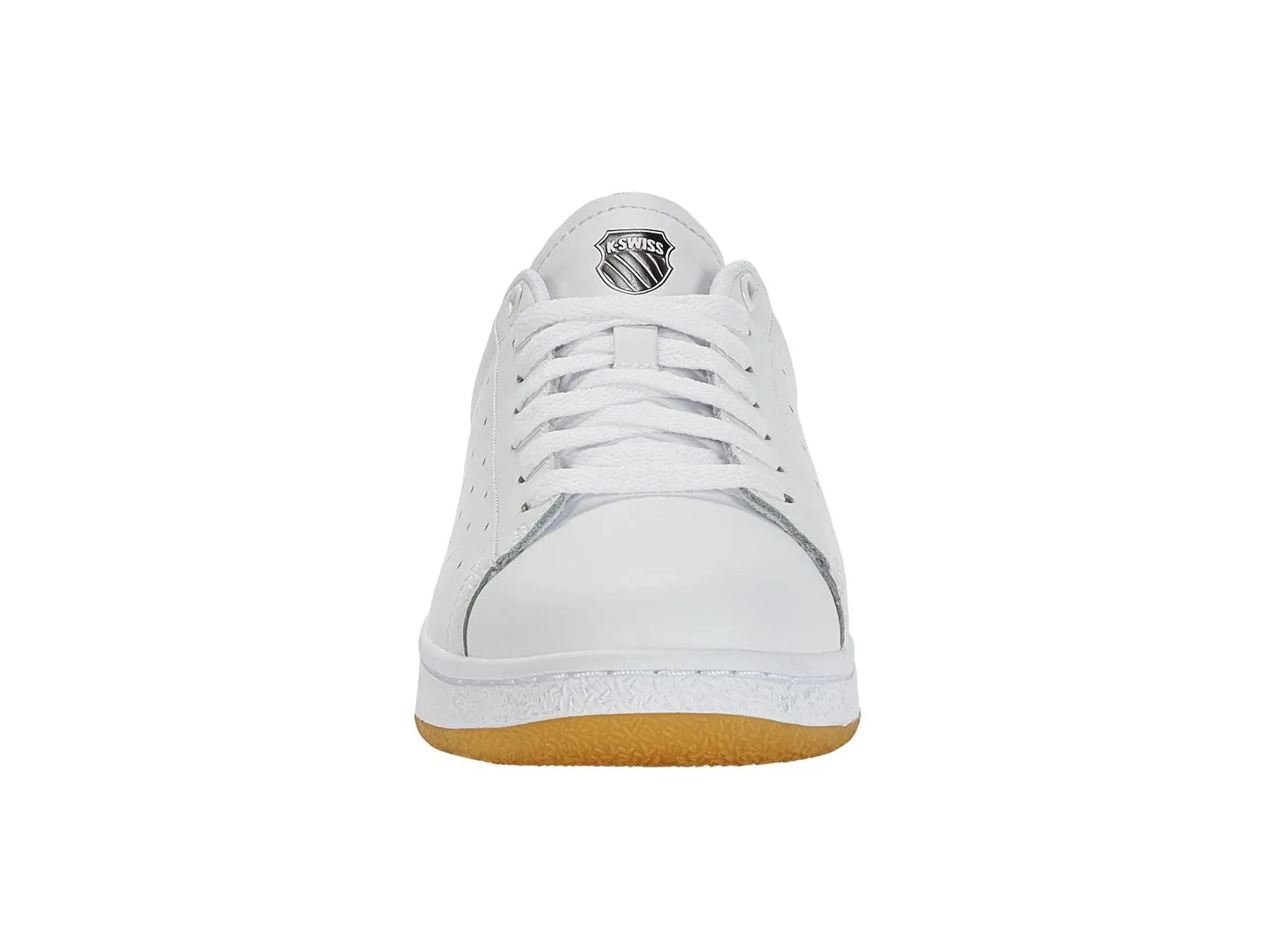 K-Swiss Men's Classic PF Court Shoes in White/Black/Gum