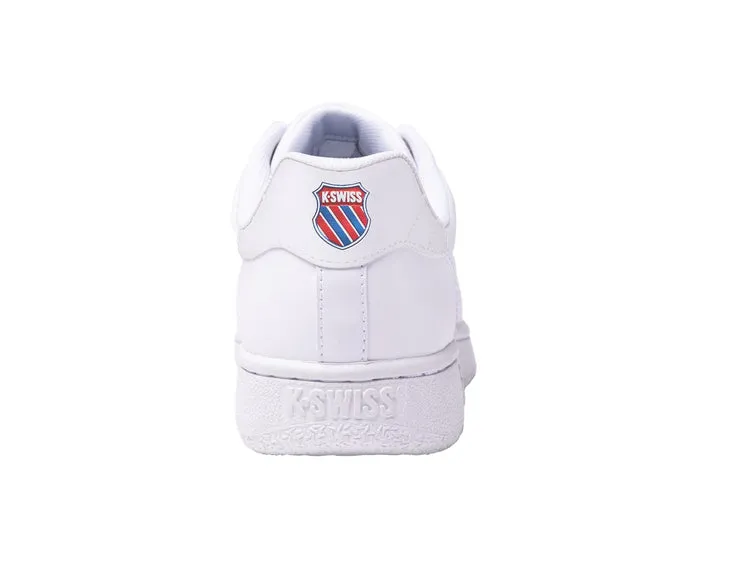 K-Swiss Women's Classic PF Court Shoes in White / White