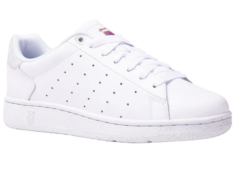 K-Swiss Women's Classic PF Court Shoes in White / White