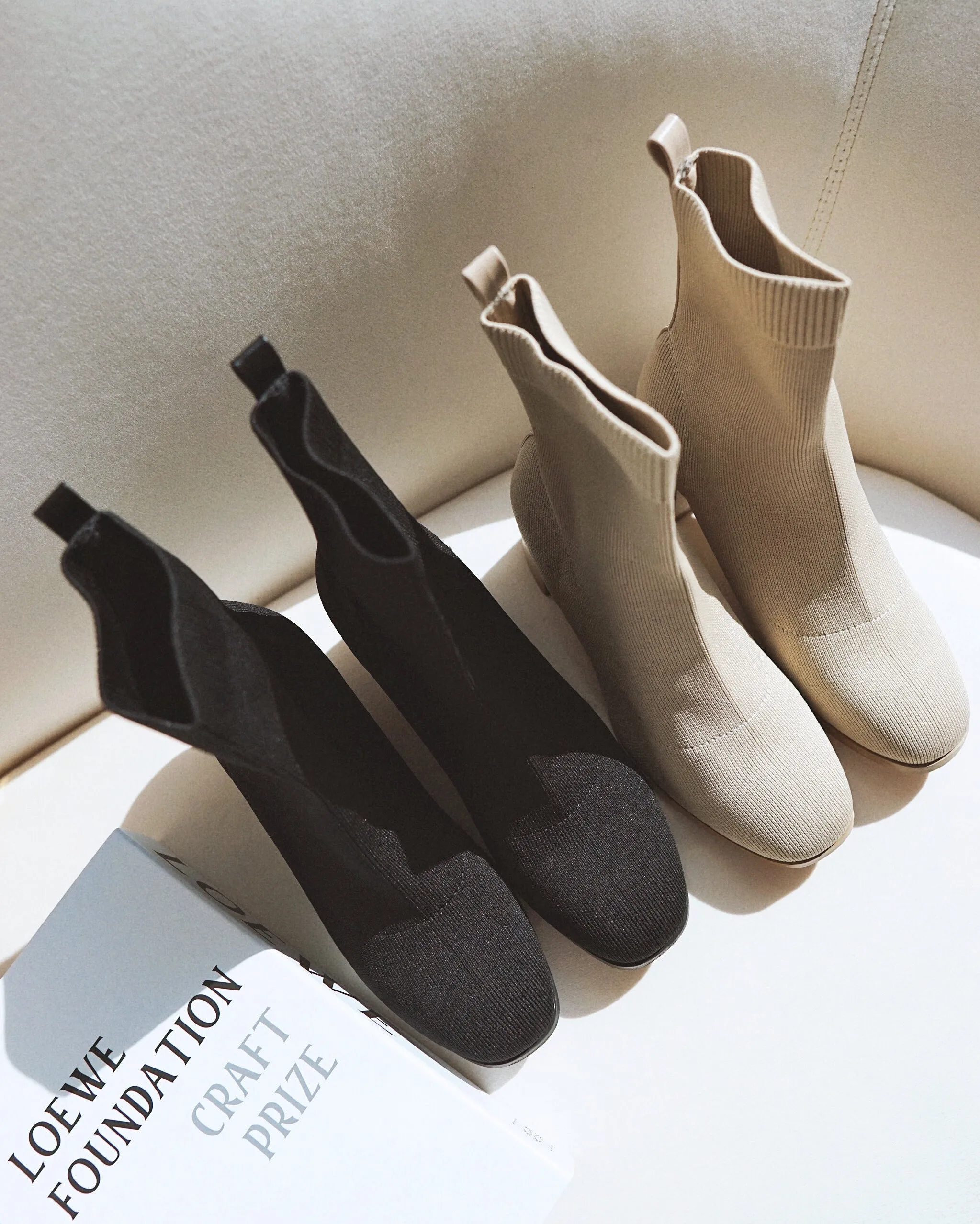 Karl Knit Boots
