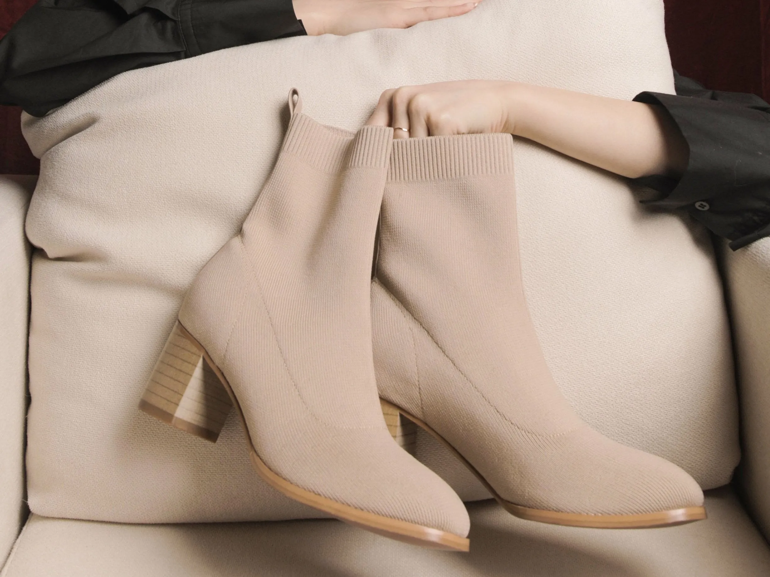 Karl Knit Boots