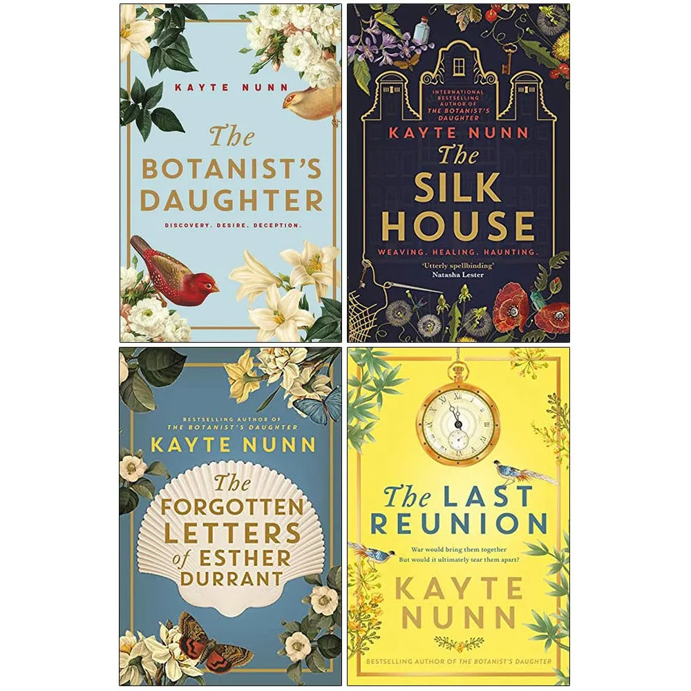 Kayte Nunn Collection 4 Books Set (The Botanist's Daughter, The Silk House) NEW