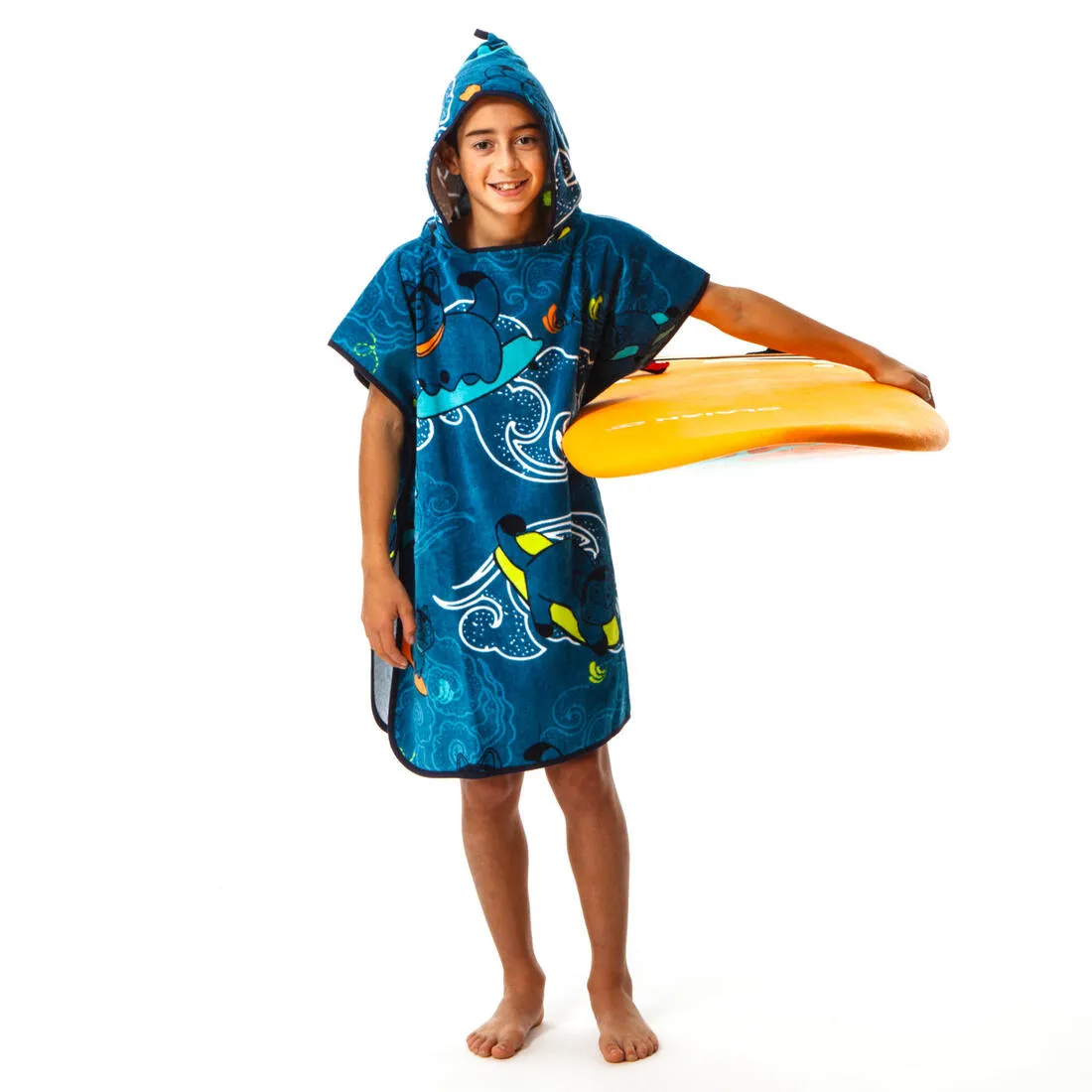 Kids’ Surf Poncho 500 (110 to 135 cm) - Surfy