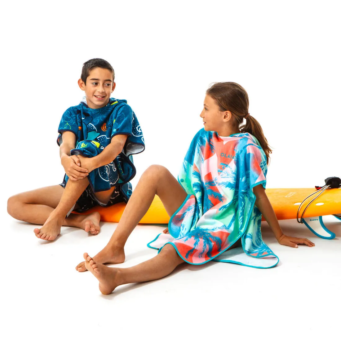 Kids’ Surf Poncho 500 (110 to 135 cm) - Surfy