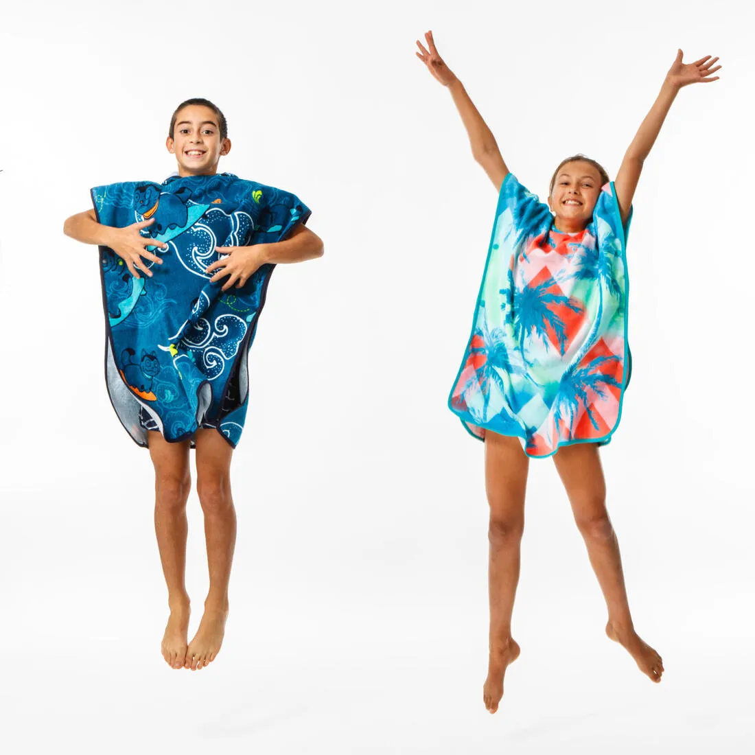 Kids’ Surf Poncho 500 (110 to 135 cm) - Surfy