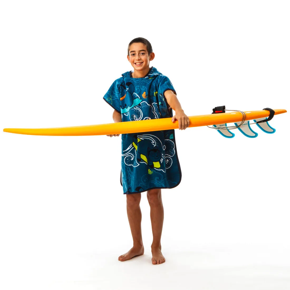 Kids’ Surf Poncho 500 (110 to 135 cm) - Surfy