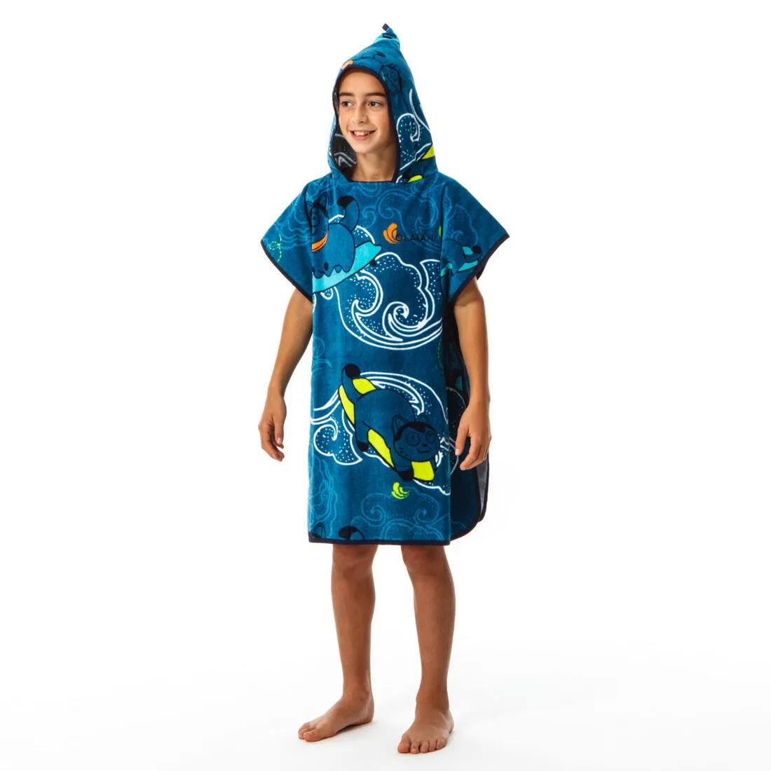 Kids’ Surf Poncho 500 (110 to 135 cm) - Surfy