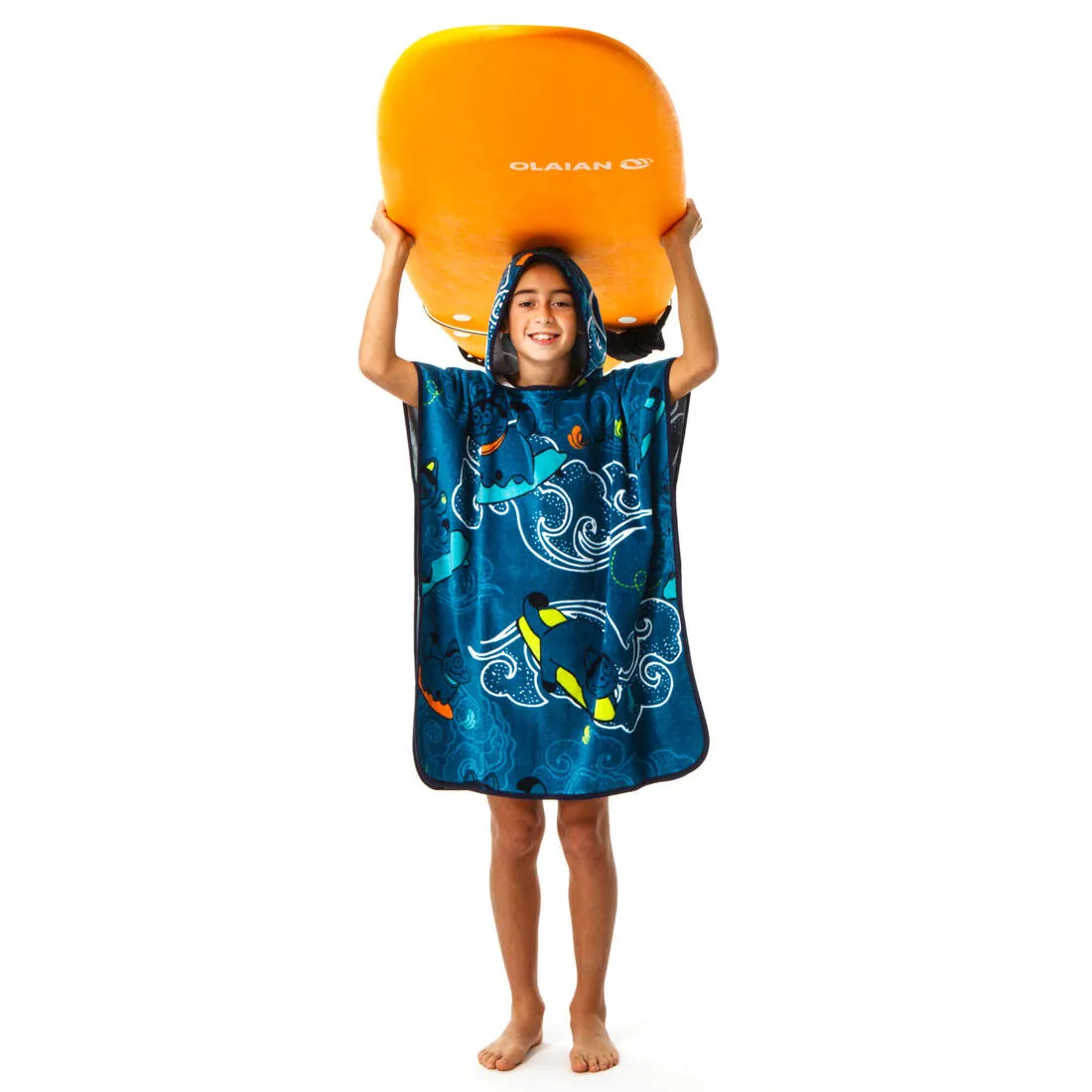Kids’ Surf Poncho 500 (110 to 135 cm) - Surfy