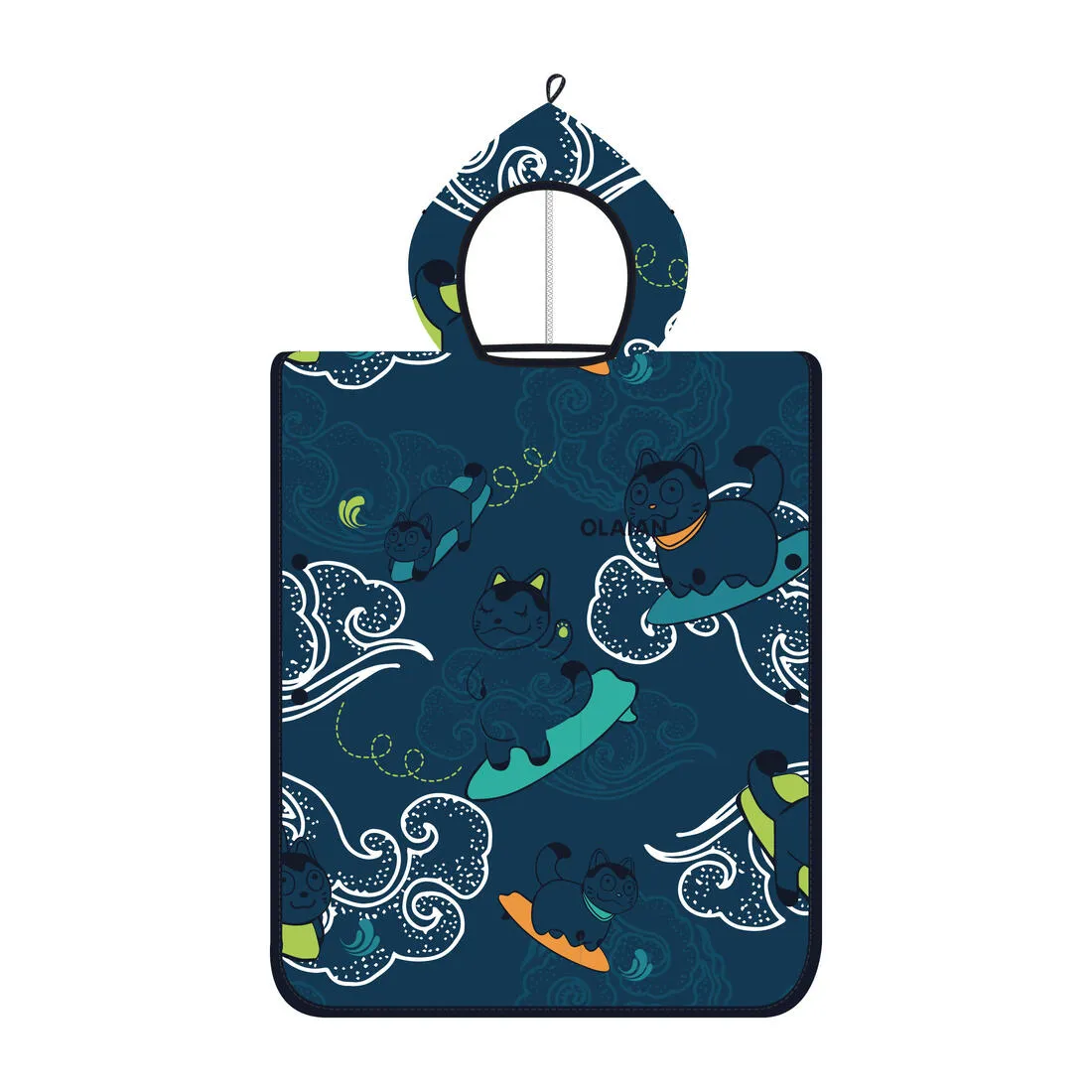 Kids’ Surf Poncho 500 (110 to 135 cm) - Surfy