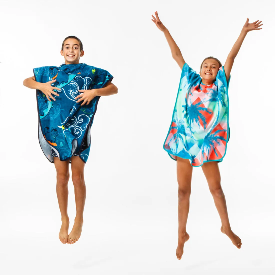 Kids’ Surf Poncho 500 (110 to 135 cm) - Surfy
