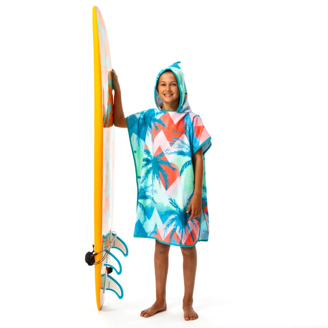 Kids’ Surf Poncho 500 (110 to 135 cm) - Surfy