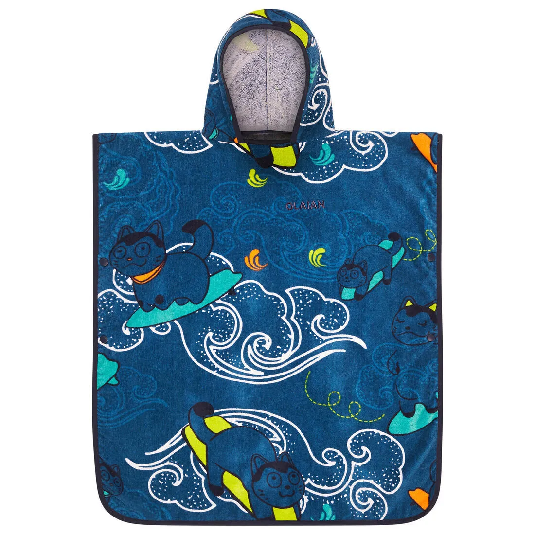 Kids’ Surf Poncho 500 (110 to 135 cm) - Surfy