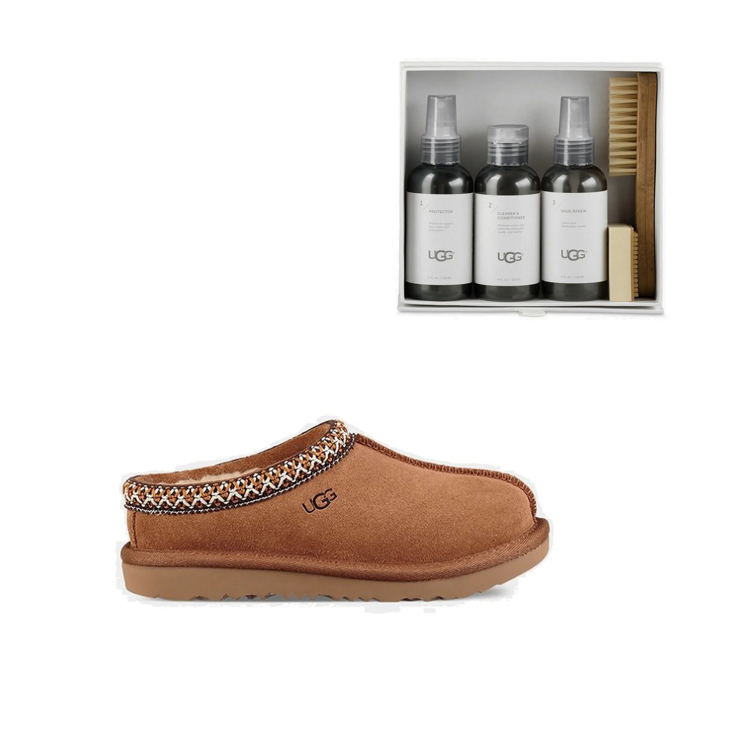 Kid's Tasman Chestnut   UGG Care Kit Bundle