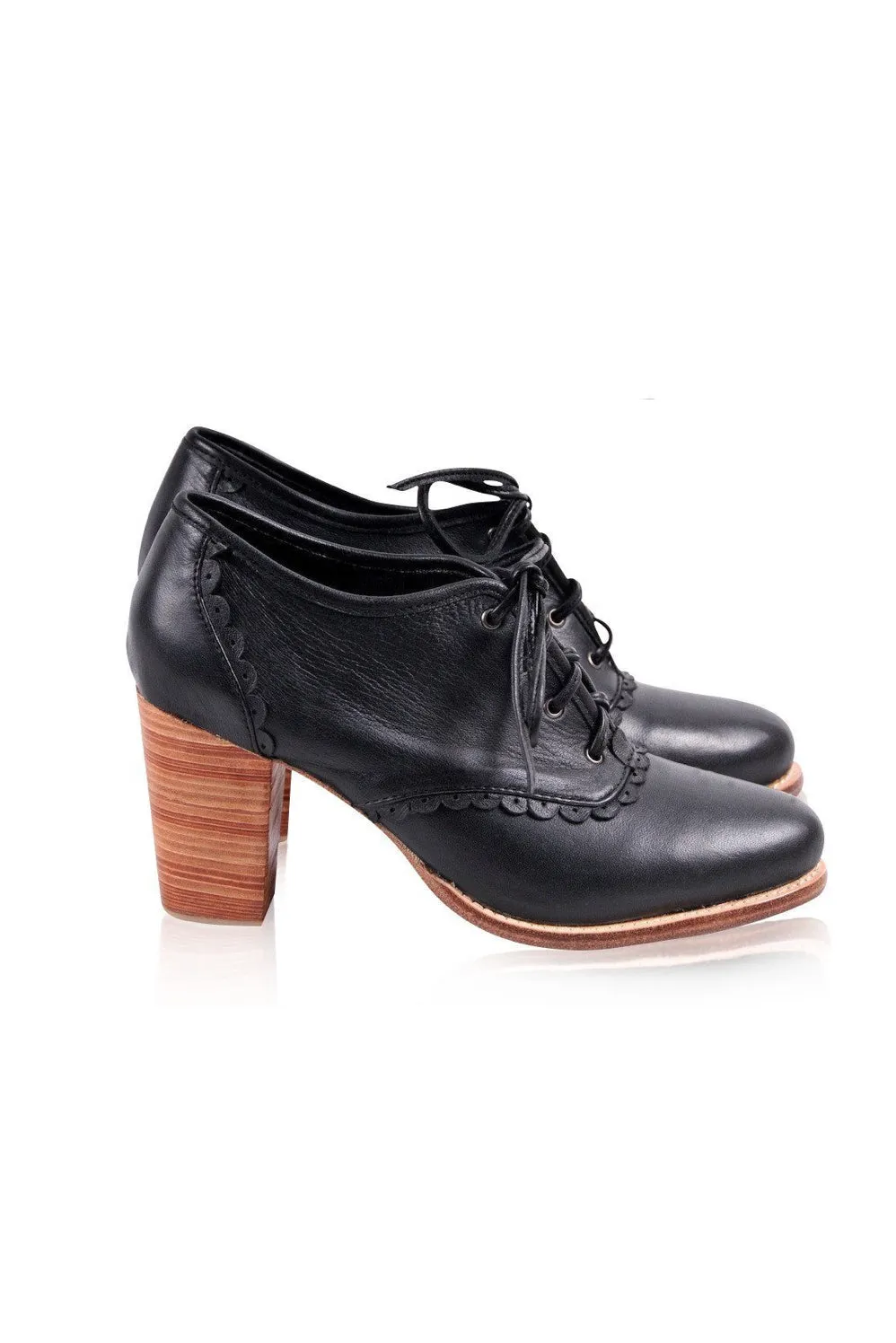Lace Oxford Heels