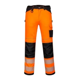 Ladies PW3 Women's Stretch High Visibility Trousers Portwest PW385