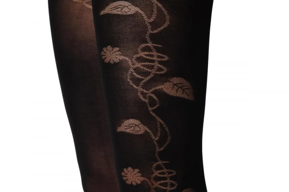 Leafs And Flowers On The Side