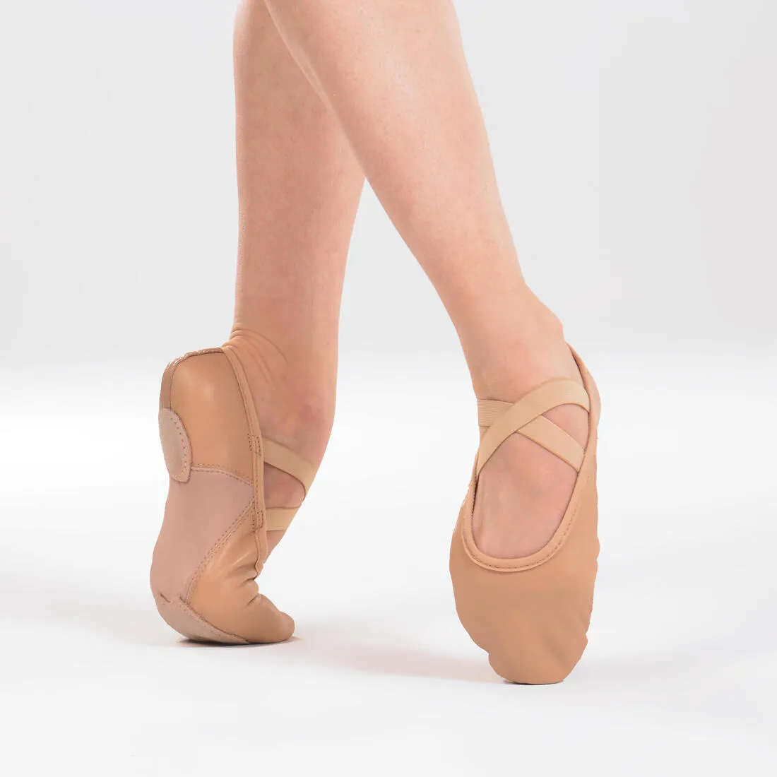 Leather Split-Sole Demi-Pointe Shoes Sizes 9.5C - 8