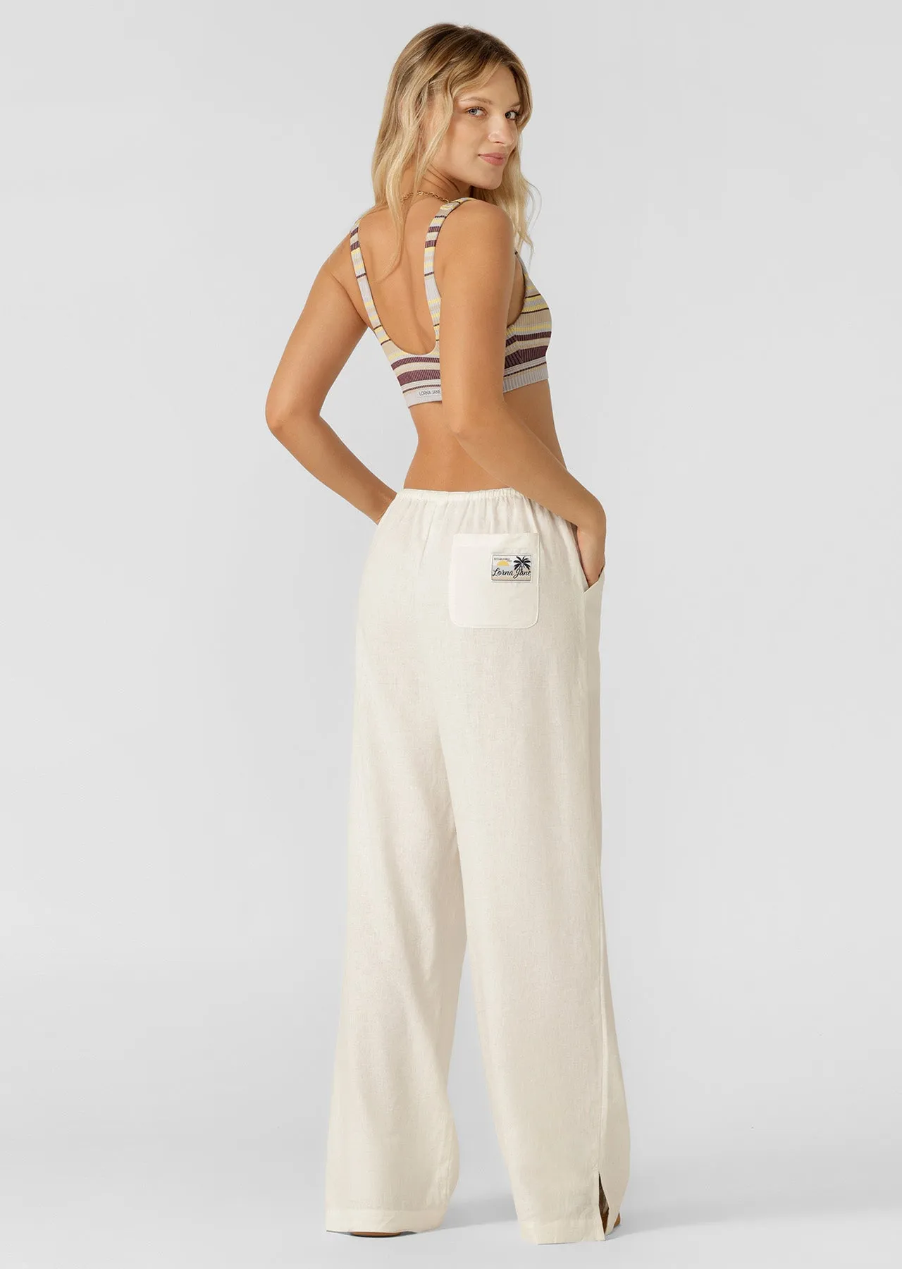 Linen Lounge Pants | Porcelain