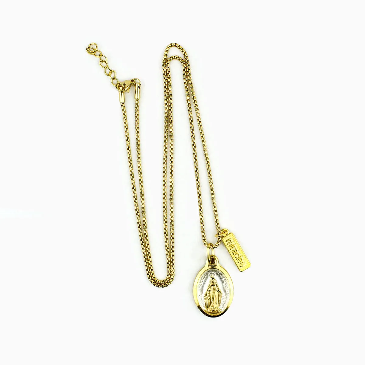 Lourdes Miraculous Mary Necklace
