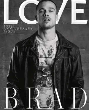 LOVE Magazine #20 2018 BRAD PITT Kaia Gerber KATE MOSS 10th Anniversary Issue