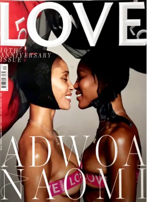 LOVE Magazine #20 2018 NAOMI & ADWOA Milla Jovovich UMA THURMAN 10th Anniversary Issue