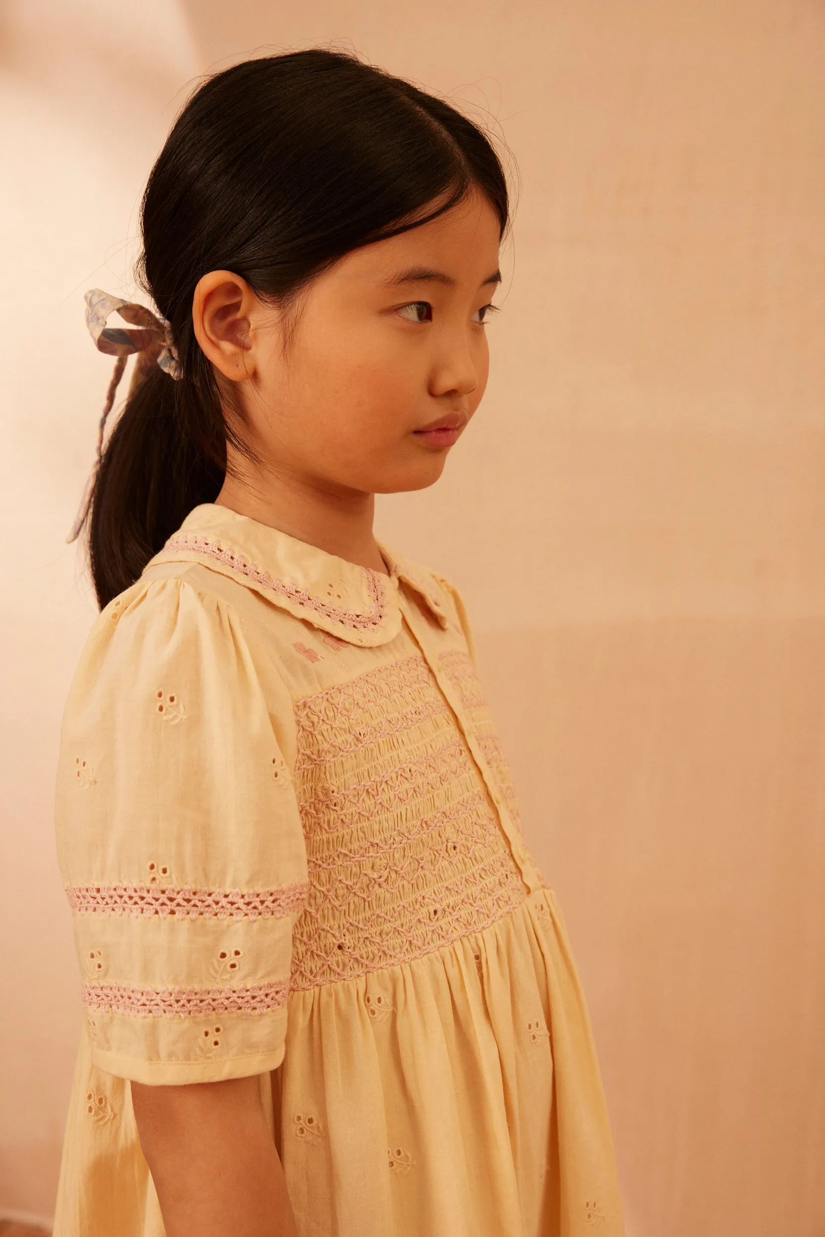 Lucie Dress - Milk Broderie Anglaise