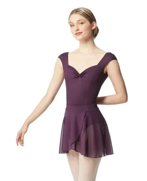 Lulli Aubergine Natasha Pull On Skirt
