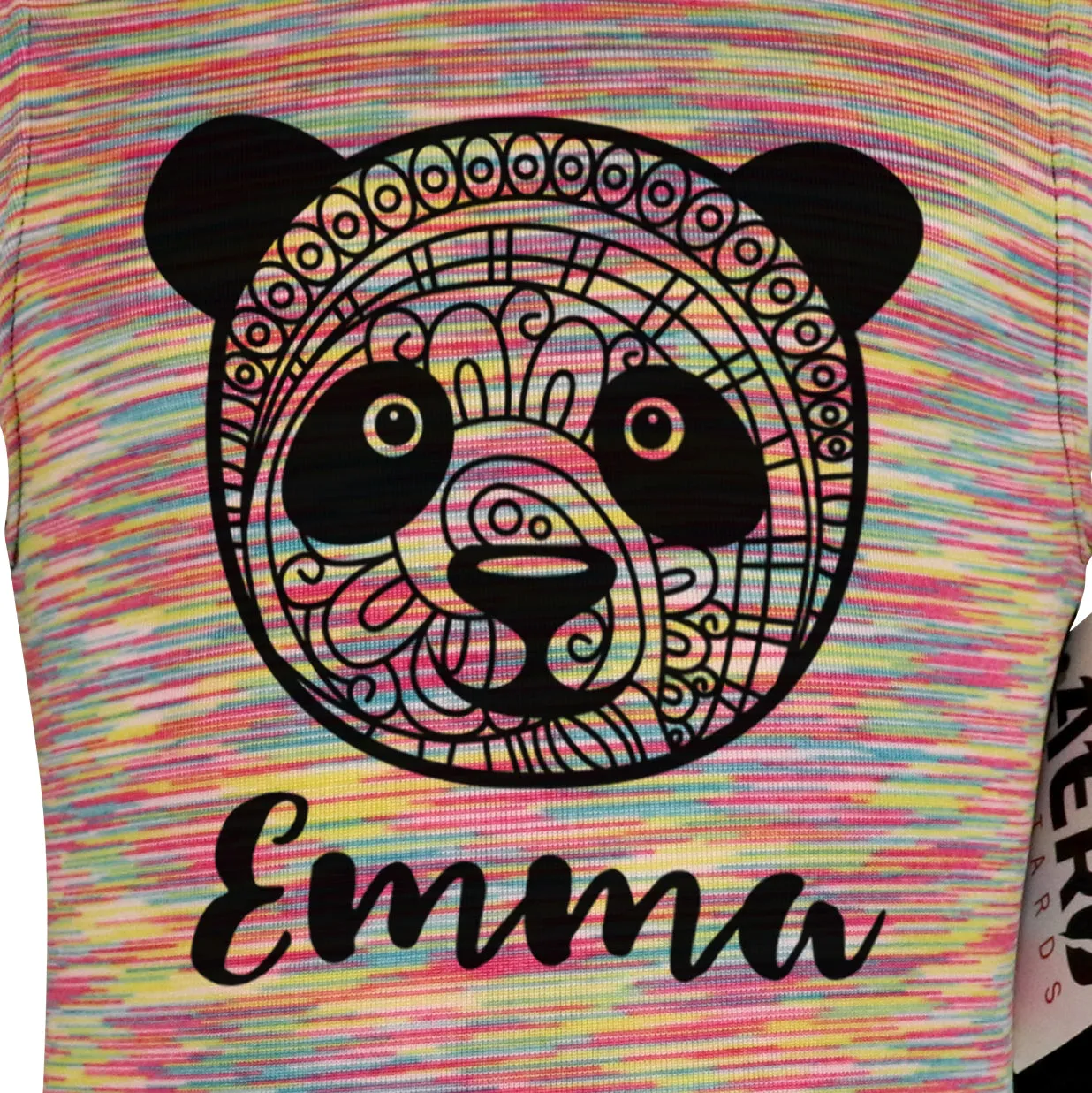 Mandala Panda Leotard - Personalized