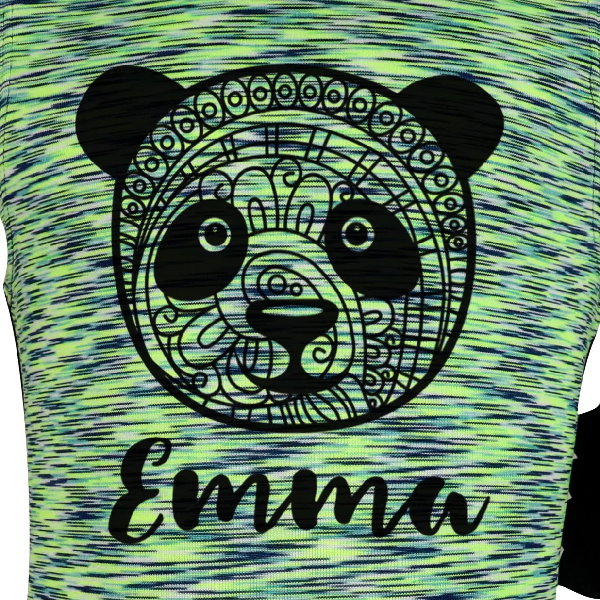 Mandala Panda Leotard - Personalized