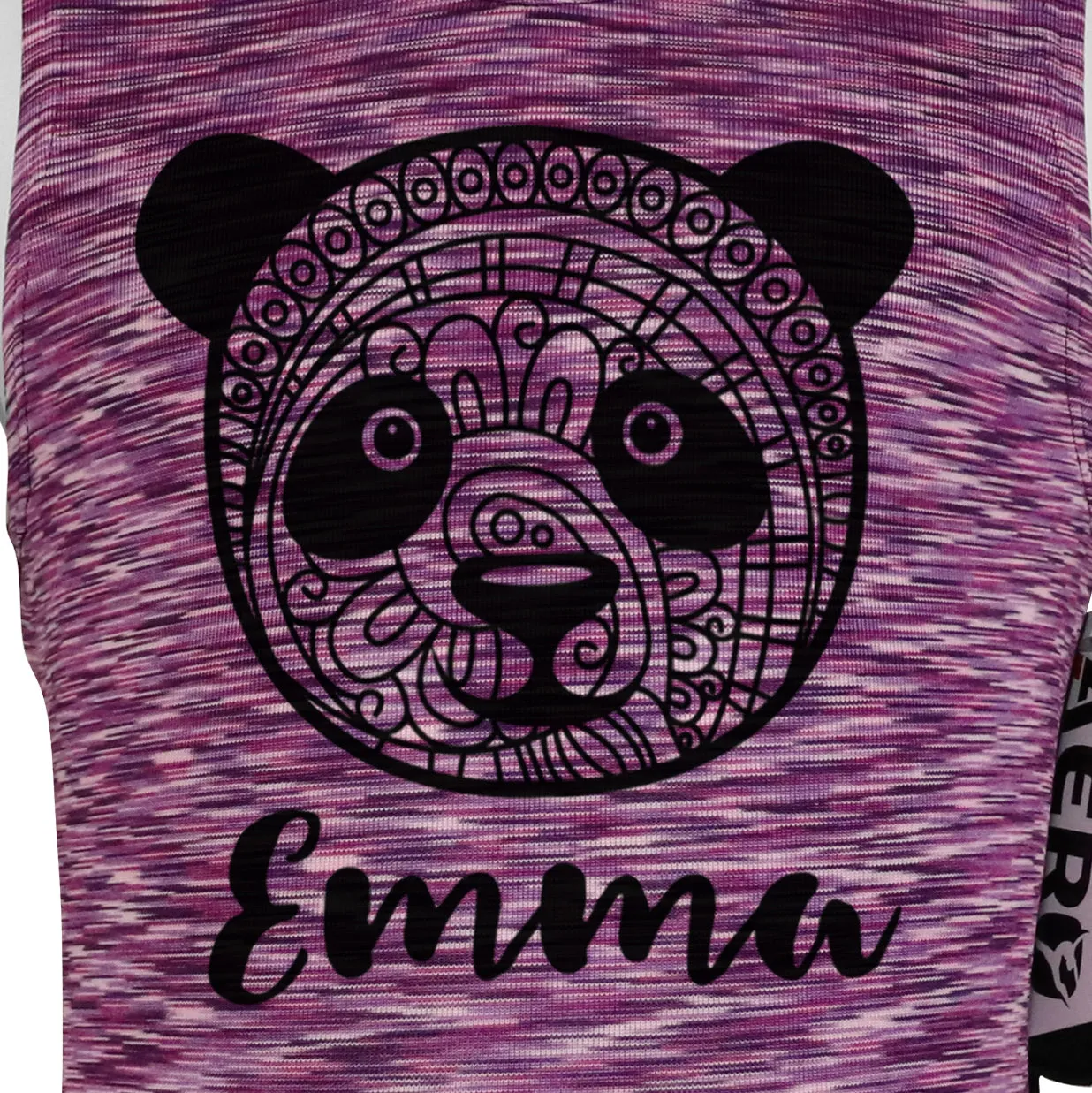 Mandala Panda Leotard - Personalized