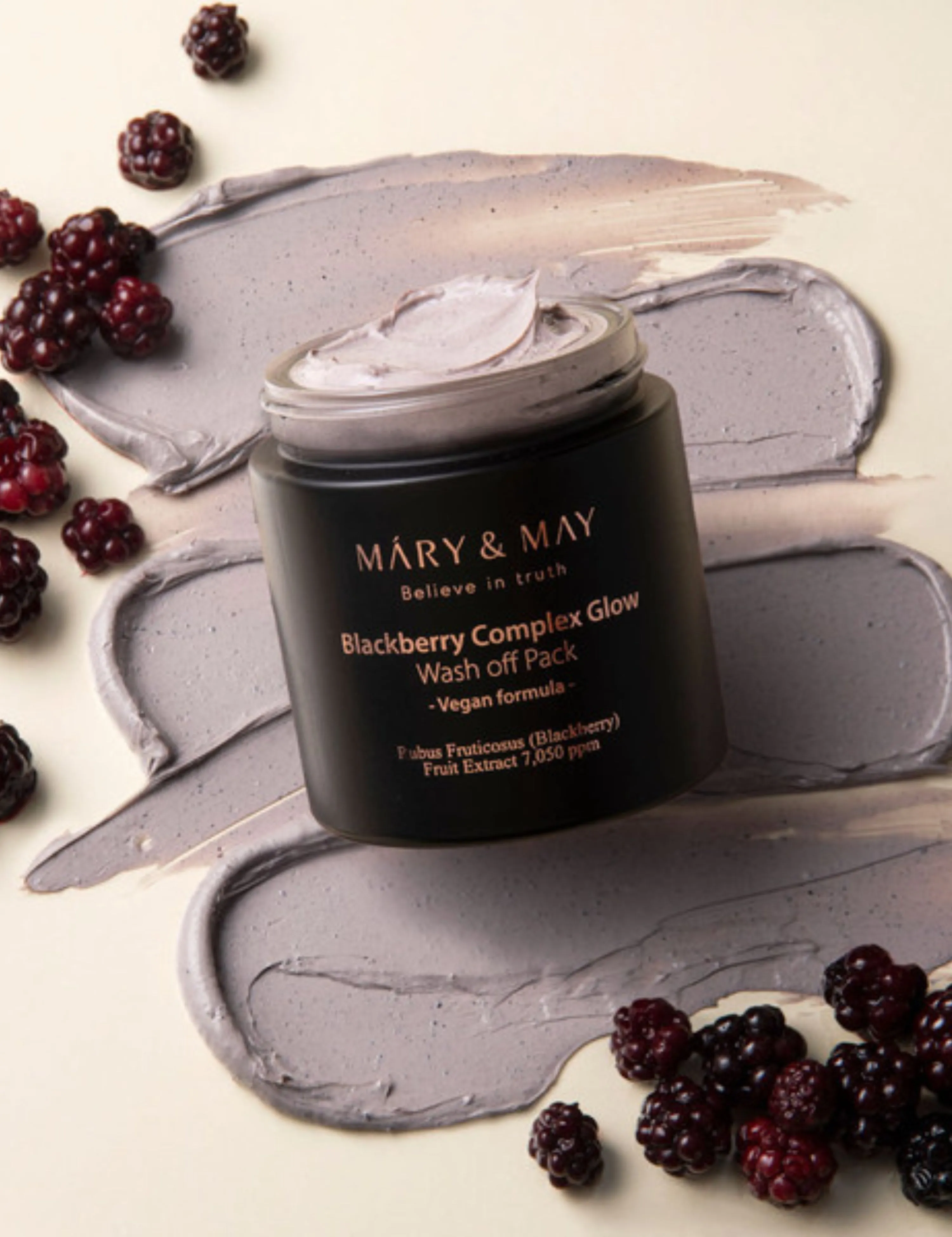 MARY & MAY Blackberry Complex Glow Wash off Pack 30g / 125g