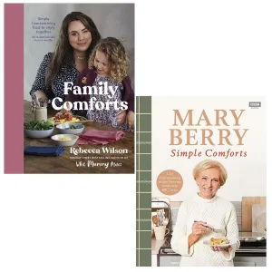 Mary Berry's Simple Comforts, Family Comforts Simple, Rebecca Wilson 2 Books Set