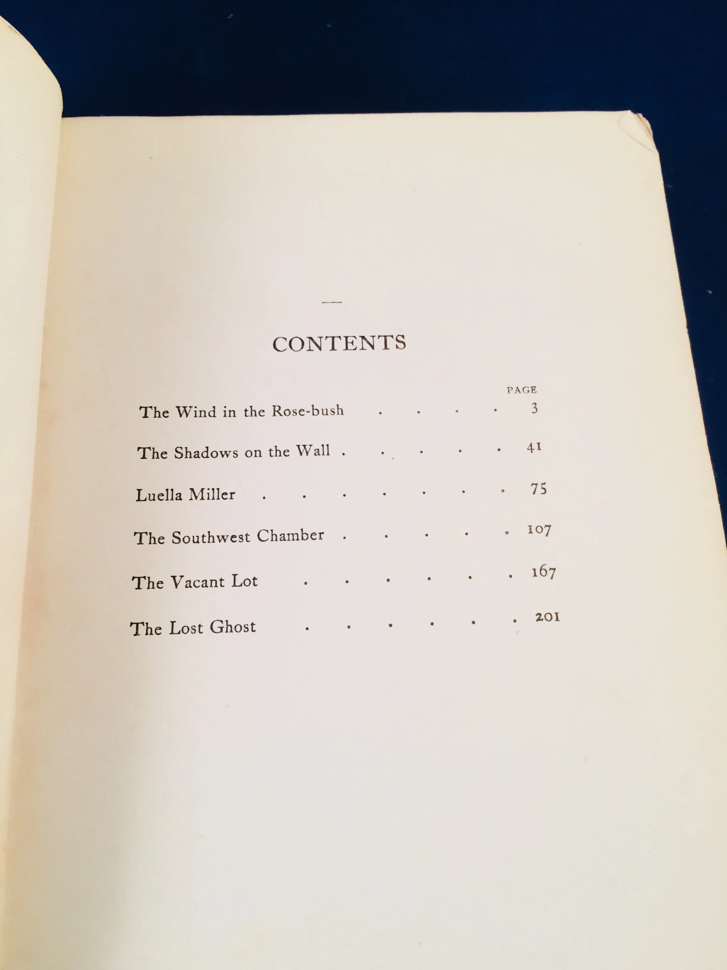 Mary E. Wilkins - The Wind In The Rose-Bush, John Murray 1903 (English 1st Edition)
