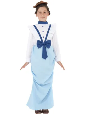 Mary Poppins Historical Victorian Posh Girl Costume Nanny Fancy Dress