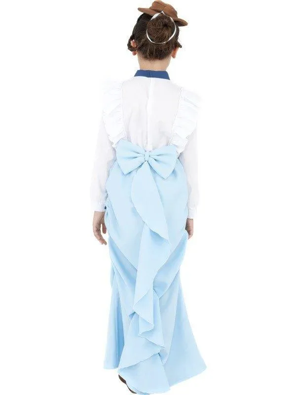 Mary Poppins Historical Victorian Posh Girl Costume Nanny Fancy Dress