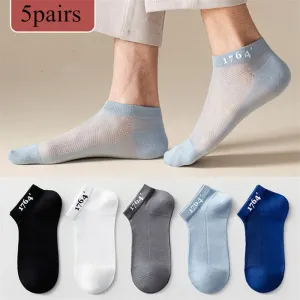 Men's Breathable Premium Socks (Set of 5)