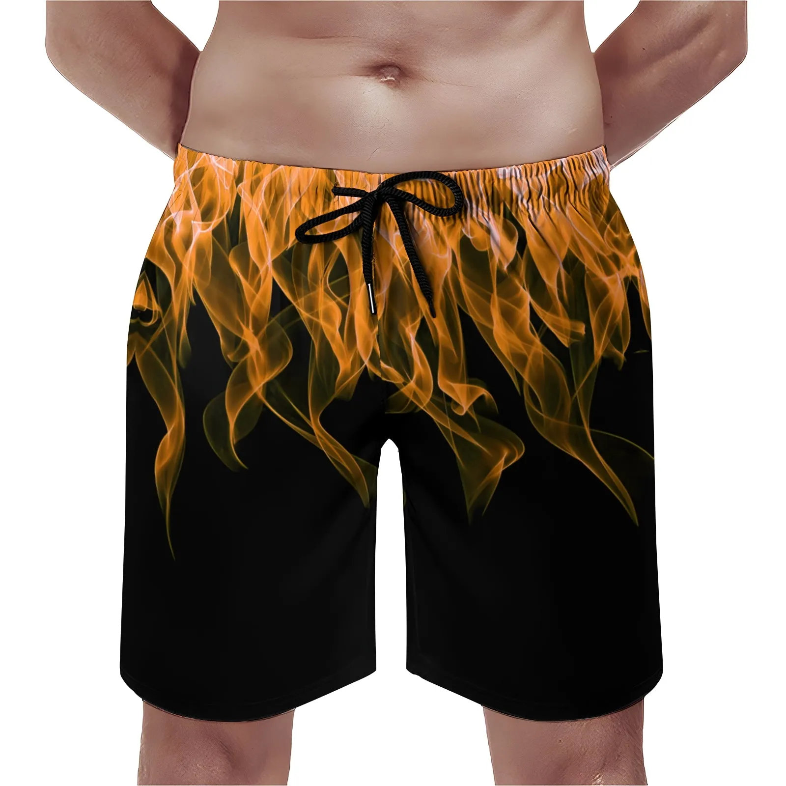 Mens Casual Color Block Shorts 2410001008