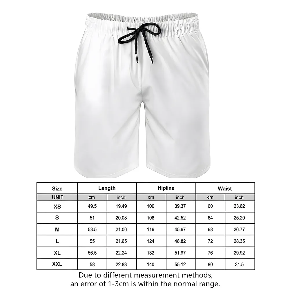 Men's Greedy Bean Print Casual Shorts