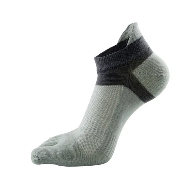 Men's Toe Socks for Cycling Fitness Workout | Cotton Sports Yoga Socks
