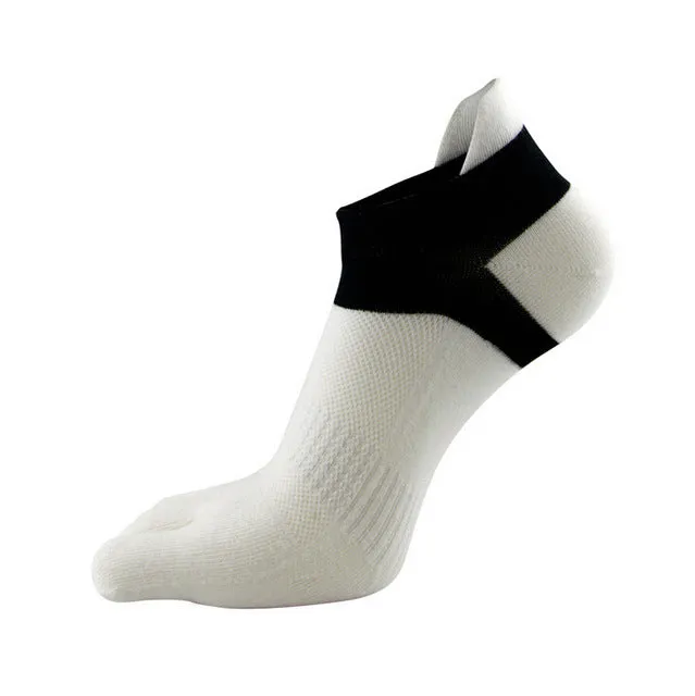 Men's Toe Socks for Cycling Fitness Workout | Cotton Sports Yoga Socks