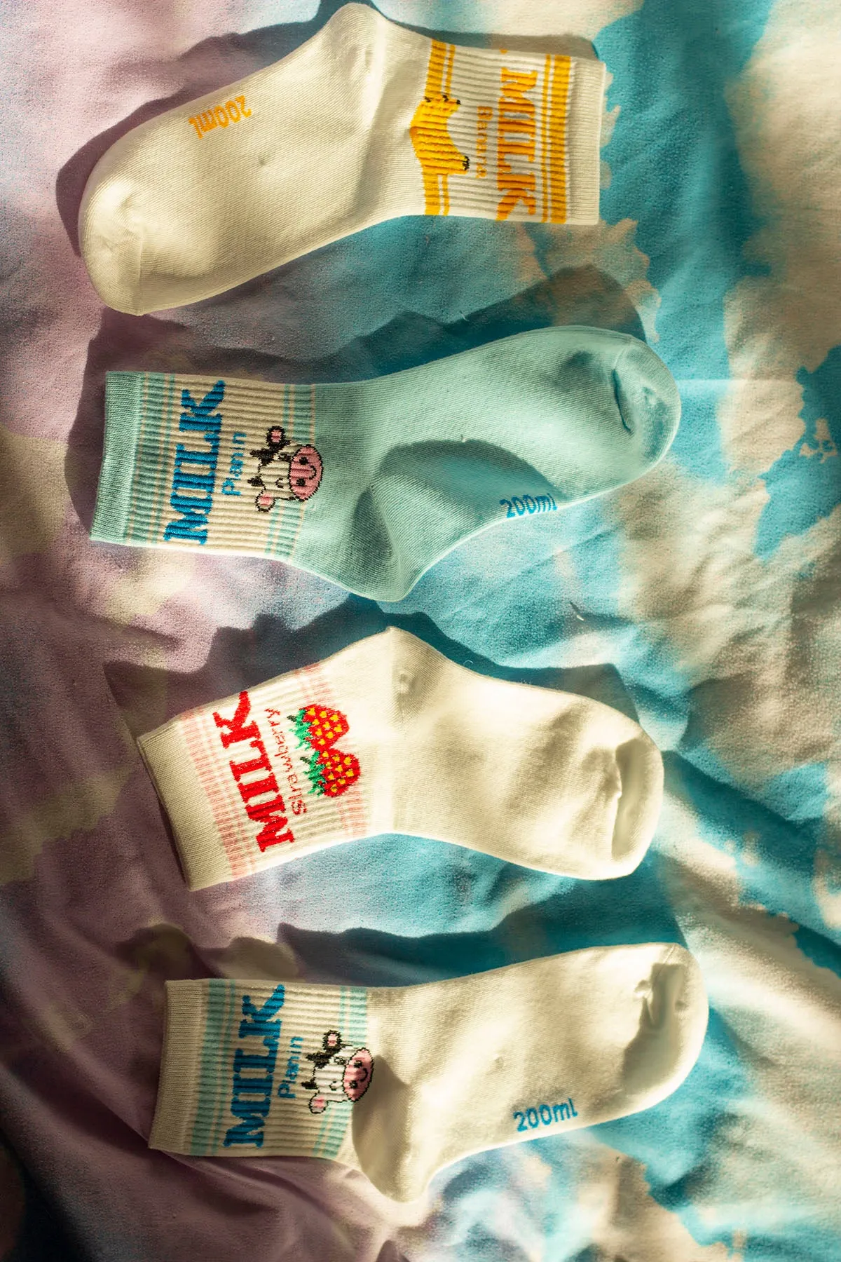Milk Carton Socks