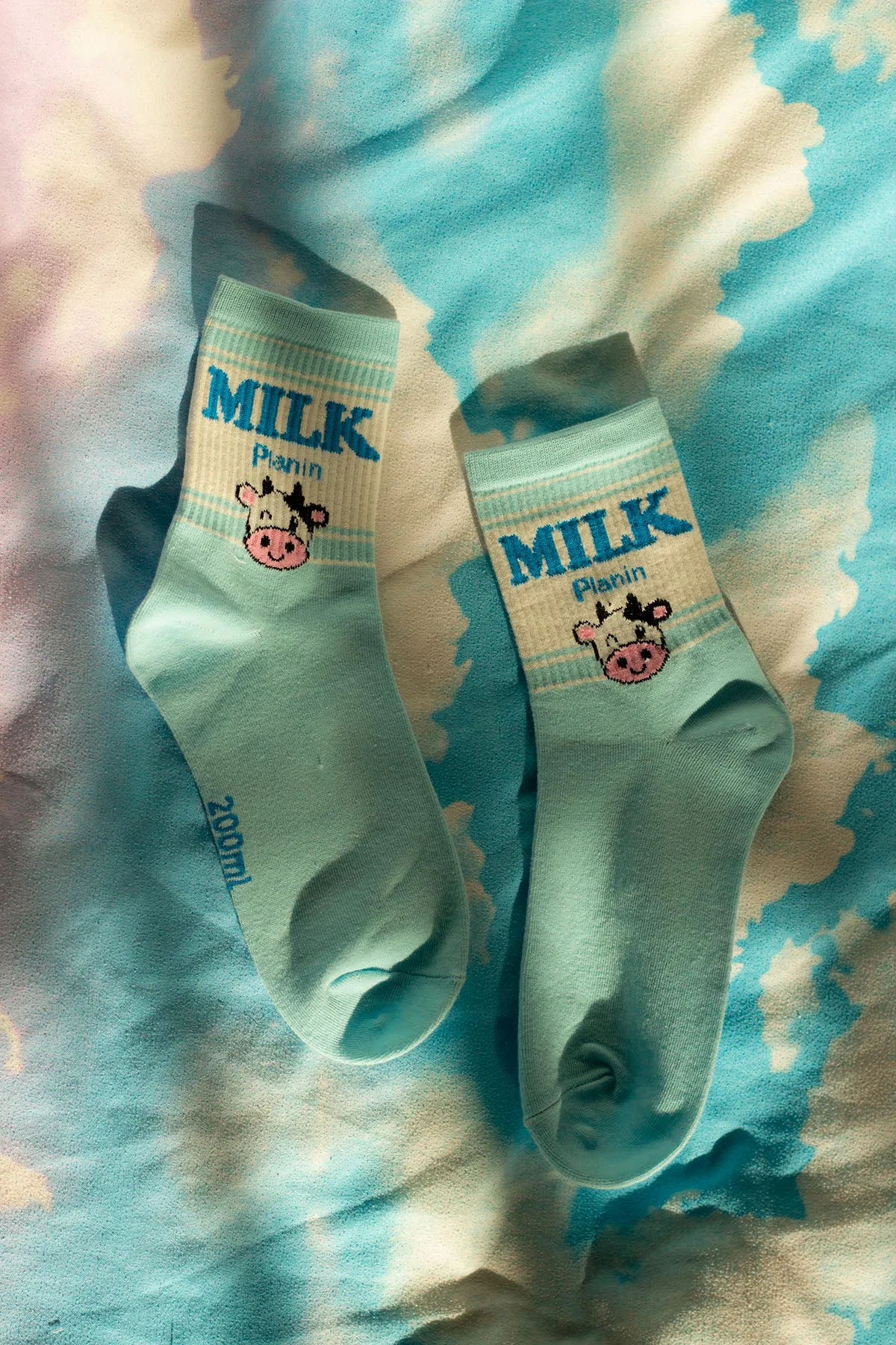 Milk Carton Socks