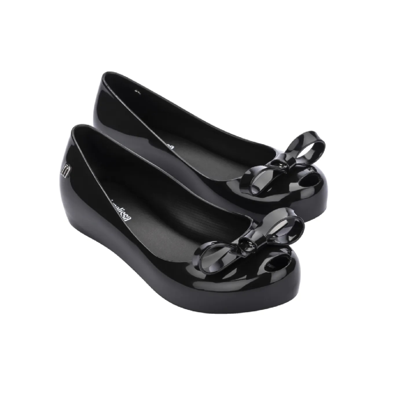 Mini Melissa Ultra Bow Kids - Black