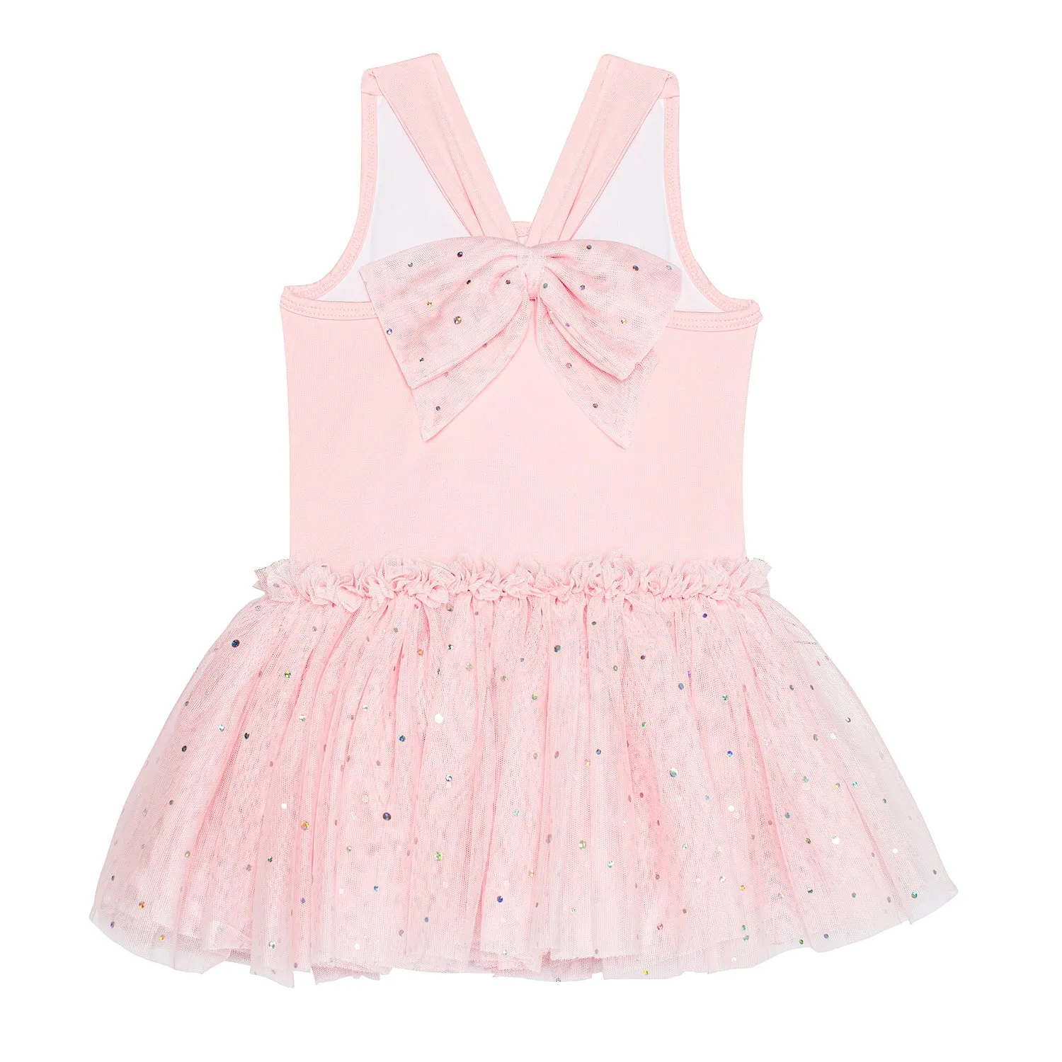 Minnie: Baby Ballet Bow Back Tutu Dress in Pink