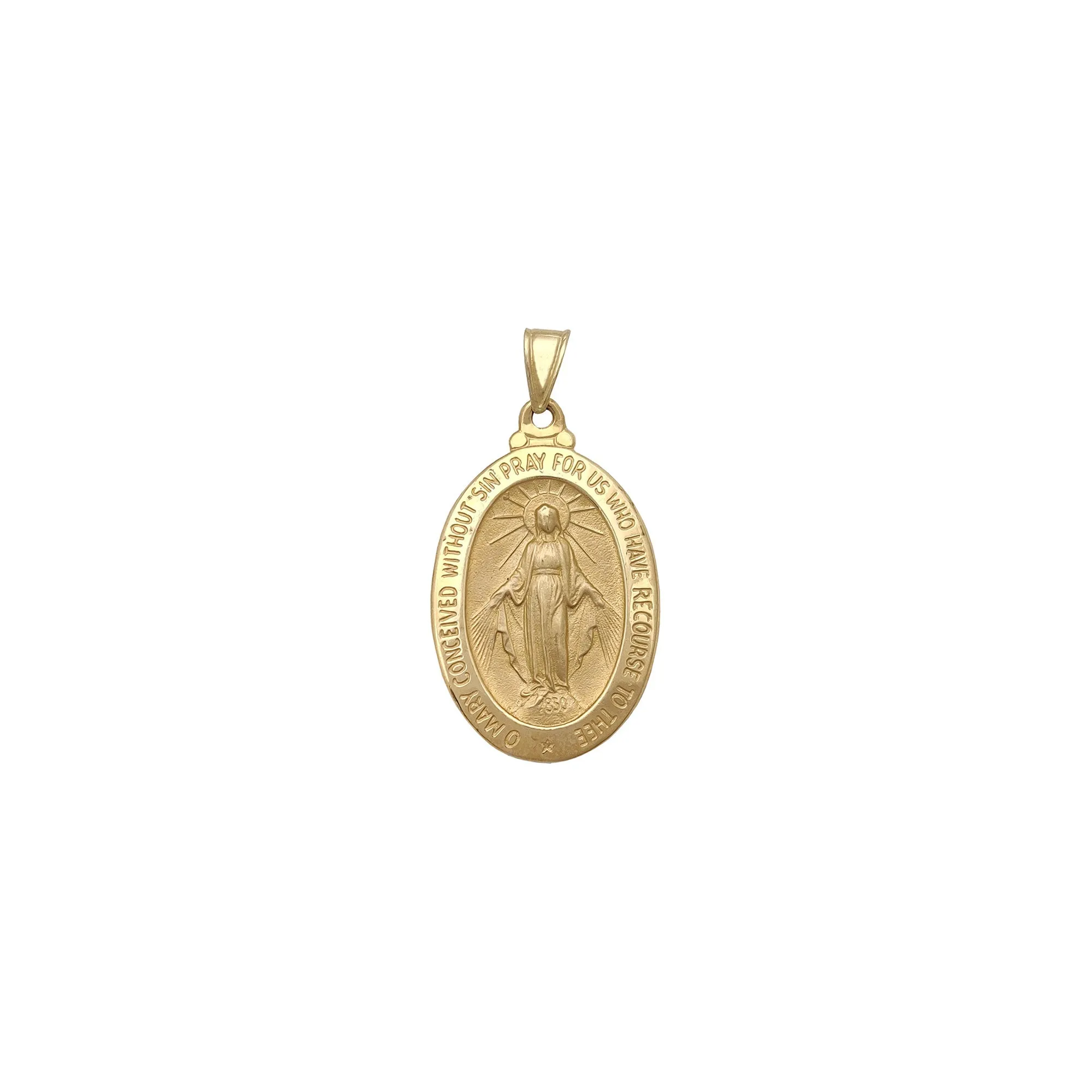 Miraculous Oval Medal (14K)
