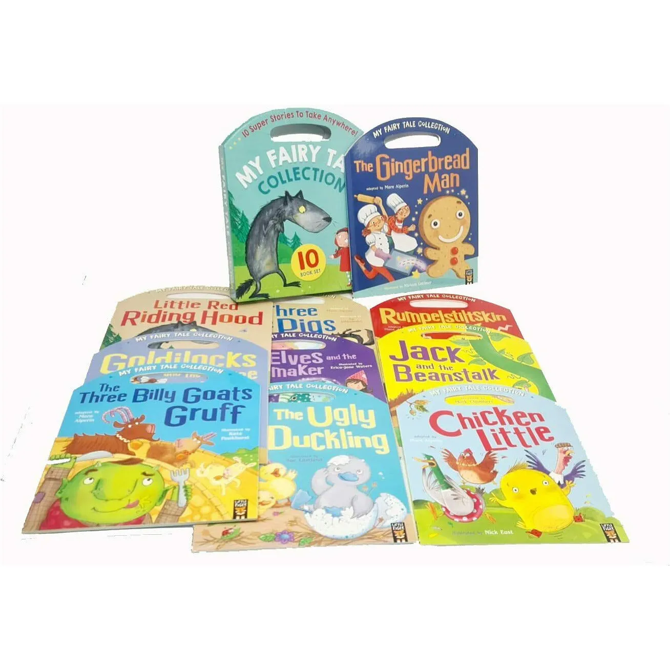 My Fairy Tale Collection 10 Books Set (Elves and the Shoemaker, Ugly Duckling)
