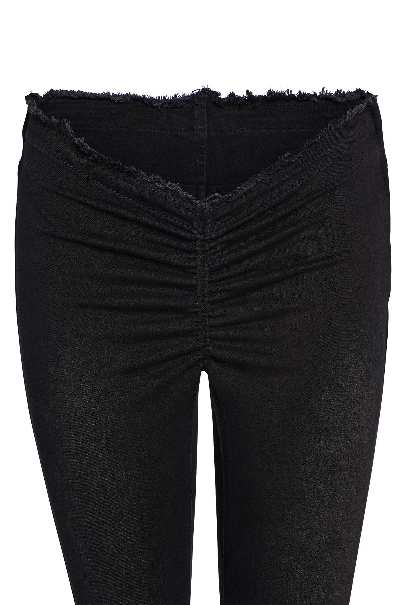 NEAVAH DENIM PANT - BLACK